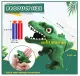 JURASSIC world DINOSAUR DINO EPOCH NERF like SHOOTING SOFT FOAM BULLET TOY BLASTER GUN TOYS SET. 