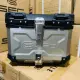 sec 45 liters alloy top box with backrest ex voyager (ORIGINAL SEC BRAND) silver. 