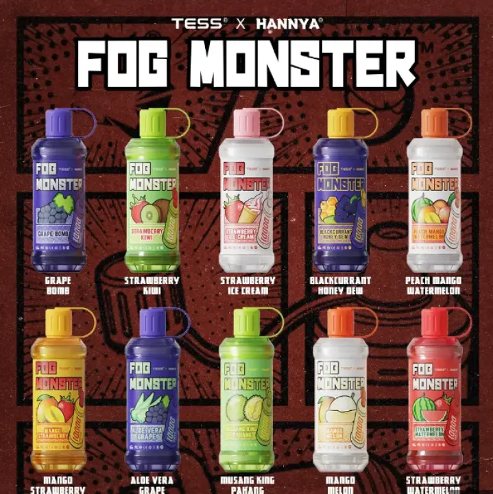 Fog Monster 10000 Puffs | 10k | Rechargeable | Mentholated | Legit ...