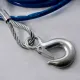 SET OF 2 Heavy Duty 5 Tons 4 Meter Steel Wire Tow Rope Cable Towing Pull Strap Cable With Hook. 
