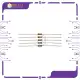 5pcs 1.2k Ohms Carbon Film Resistor 1/4 watt. 