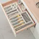 Cutlery Organizer Tray Spoon And Fork Organizer Rack Kitchen Cabinet Drawer Utensils Organizer Knife Fork Chopsticks Spoon Separation Tray Expandable Tableware Organizer. 
