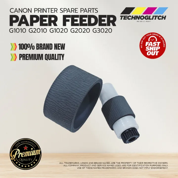Paper Feeder Rubber Roller for Canon G1020 G2020 G3020 G1010 G2010 G3010 G4010
