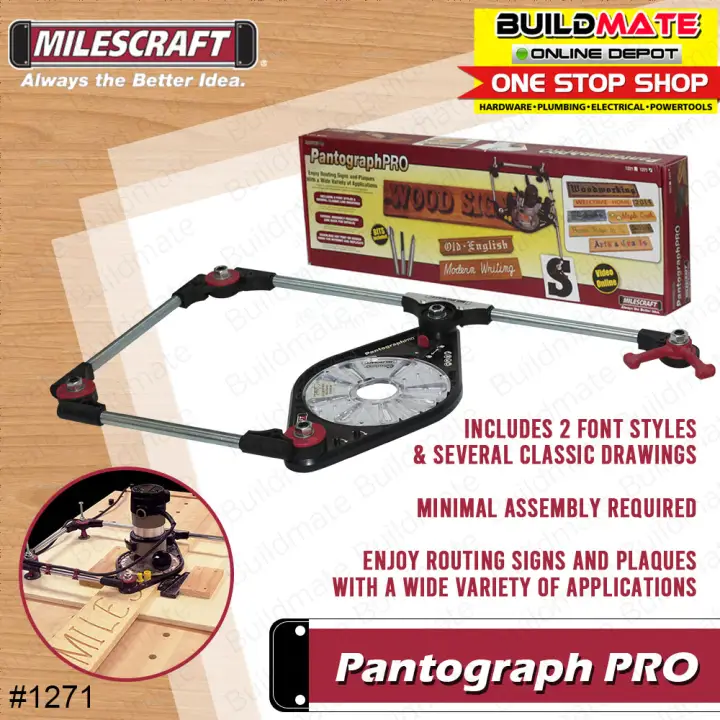 Milescraft 1221 Pantograph PRO Complete Tracing Routing System For