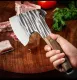 Kitchen Knife Itak Heavy Duty Bone Chopping Axe Stainless Steel Bone Machete for Chopping Meat Bones Butcher. 