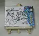 DIY Painting Canvas Paint Set with Paint Tools Children Kit Drawing Canvas with  Wooden Stands. 