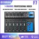 (Expedited delivery) Yamaha audio mixer 4 channel /7 channel F7 professional Bluetooth mixer  USB with reverb effect home. 
