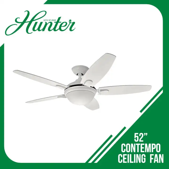 Hunter Contempo Ceiling Fan 52 Inches, Hunter Contempo Ceiling Fan