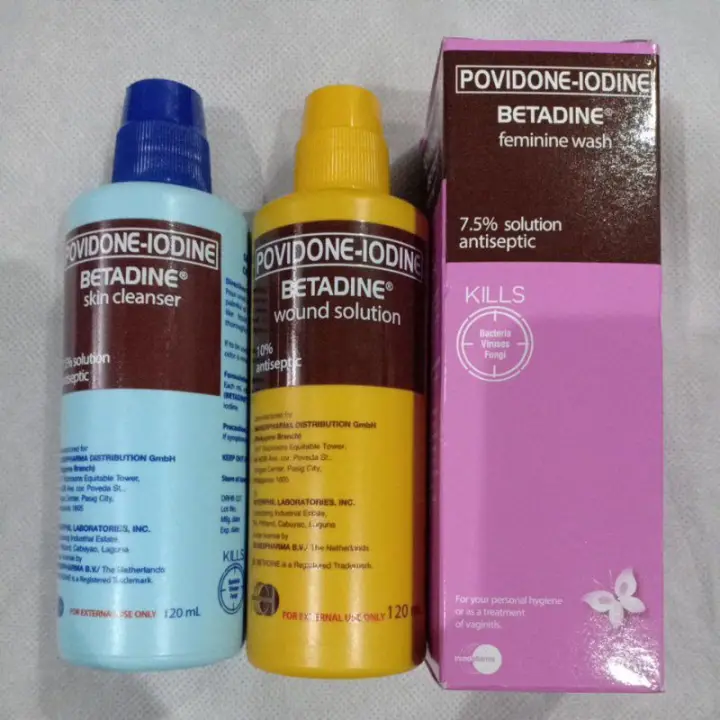 Sellingஐ Betadine Wound Solution Skin Cleanser 120ml Lazada Ph