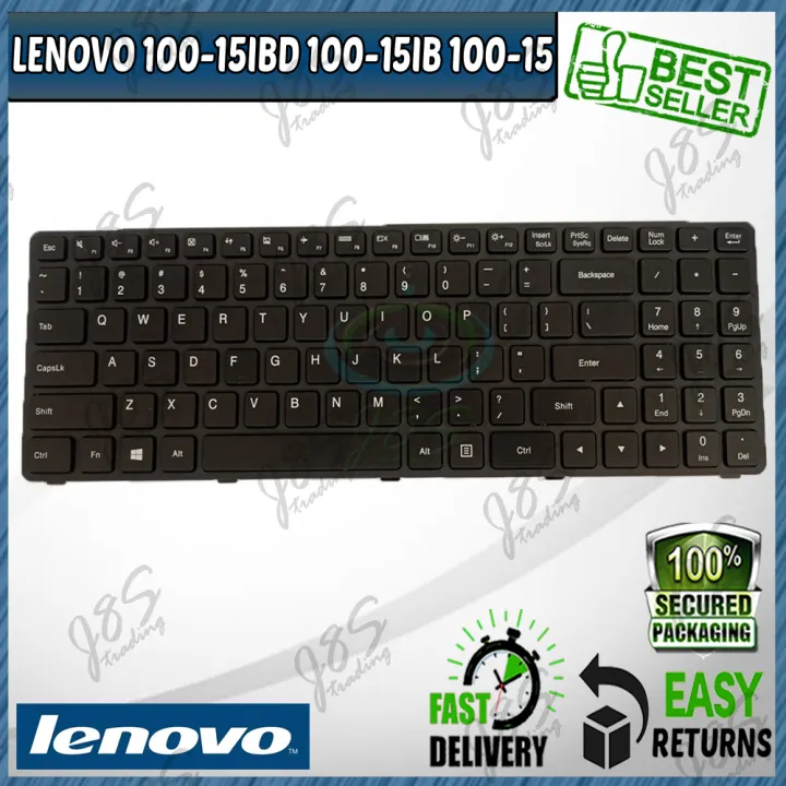 Laptop Keyboard Replacement Black Frame Black For Lenovo Ideapad 100 15 100 15ibd 100 15ib B50 50 Lapotp Lazada Ph