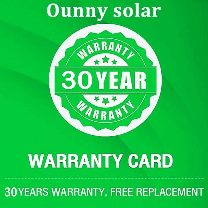 OUNNY offers after-sales warranty and replacement