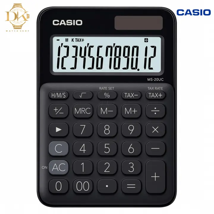 Casio SL-1000SC-GD Desk Calculator 10 Digit Tax calculation Solar & Battery 