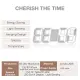 3D LED Wall Clock Modern Digital Alarm Clocks Display Home Kitchen Office Table Desk Night Wall Watch 24 Or 12 Hour Display. 