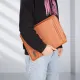JANSIN 13-15.6 inch Laptop Sleeve Case Laptop Stand Adjustable,Waterproof PU Leather Sleeve Bag Computer Protective Carrying Case for MacBook,Xiaomi,Huawei,HP, Dell, Lenovo, Asus Notebook (14 15 inch) With phone holder. 