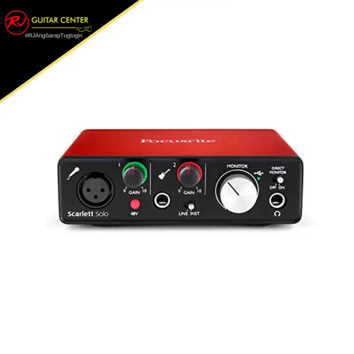 Focusrite Scarlett Solo 2nd Gen Usb Audio Interface Lazada Ph