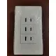 Panasonic wide series switch and outlet. 1 gang 2gang 3 gang. 1 way switch universal outlet only. 