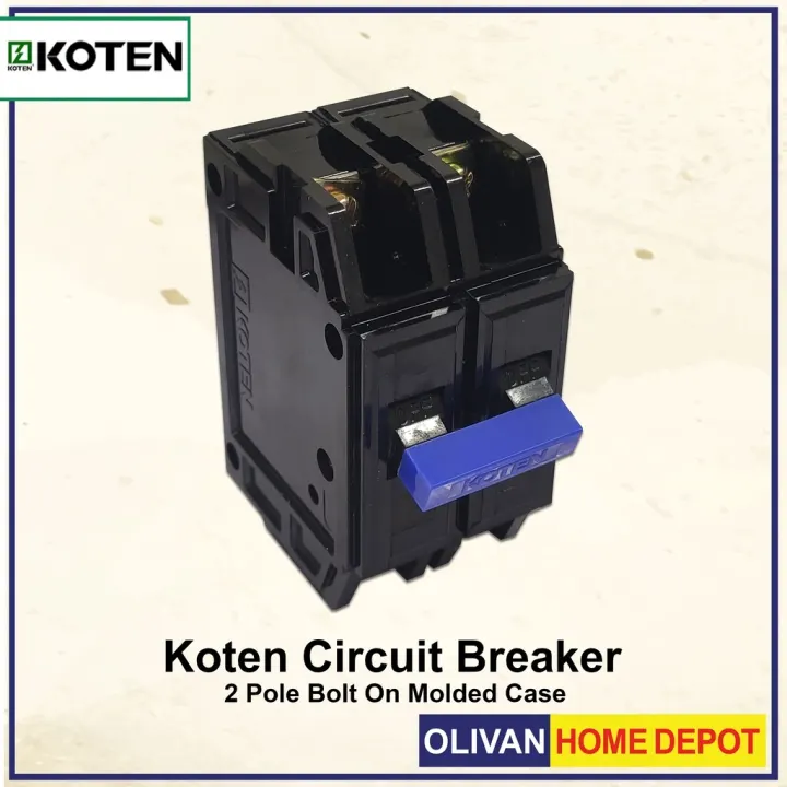 Hot sales KOTEN Original Circuit Breaker Bolt On 15 - 100 Ampere 2 Pole ...