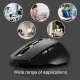 INPHIC DR01 Bluetooth Mouse Rechargeable 2.4G Wireless Mouse Silent Tri-mode (Bluetooth 5.0/4.0+USB) Multi-Device Connection, Ergonomic Mouse for iPad Laptop Desktop Mac Android Windows. 