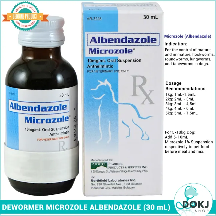 Albendazole for dogs