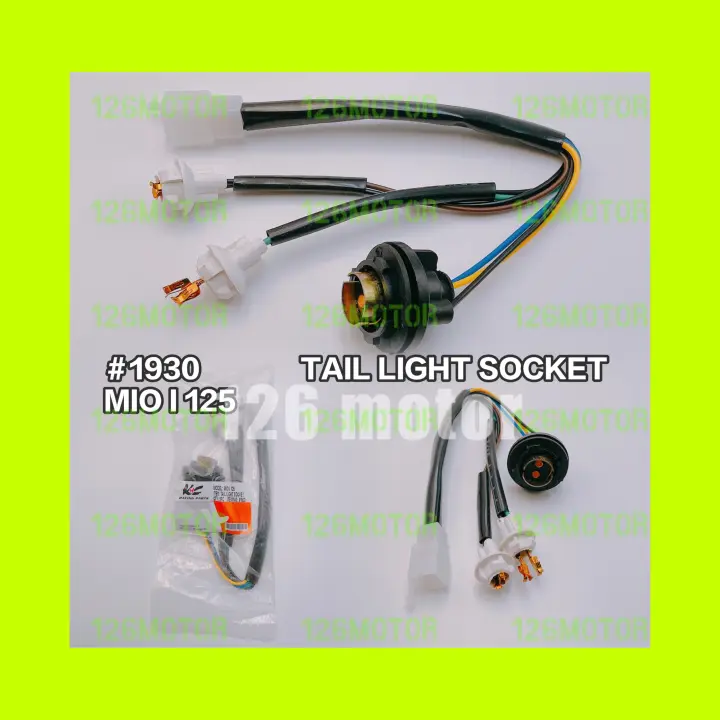 MOTORCYCLE TAIL LIGHT SOCKET FOR MIO I 125