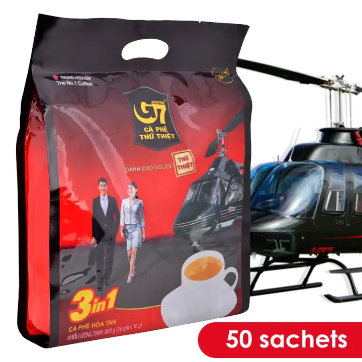 新品 美味いg7ベトナム産高級ベトナムコーヒー3in1 800g 50パック大量 メルカリ