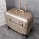 Aluminum high-end 18/20 inch boarding case suitcase suitcase suitcase long box stewardess boarding case password box open top design anti-scratch matte photography special travel trolley bag. 