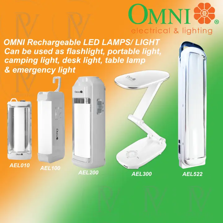 OMNI LED Rechargeable Light Portable Lamp Emergency Light