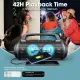 W-KING D10 Portable Loud Bluetooth Speakers with Subwoofer 70W Waterproof Party Outdoor Speakers Bluetooth Wireless Deep Bass/Hi-Fi/Dynamic Light/Mic Port/42H Play/EQ/DSP/Power Bank/TF/AUX/Large Speaker. 