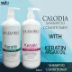 Calodia Shampoo and Conditioner with Keratin And Argan Oil 500mL. 