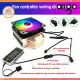 HOT-COD Small 4 Or 6Pin to 5V ARGB 3Pin Fan Controller Adapter Cable for Coolmoon. 