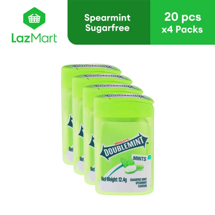 Doublemint Mints Spearmint 20s - Pack of 4