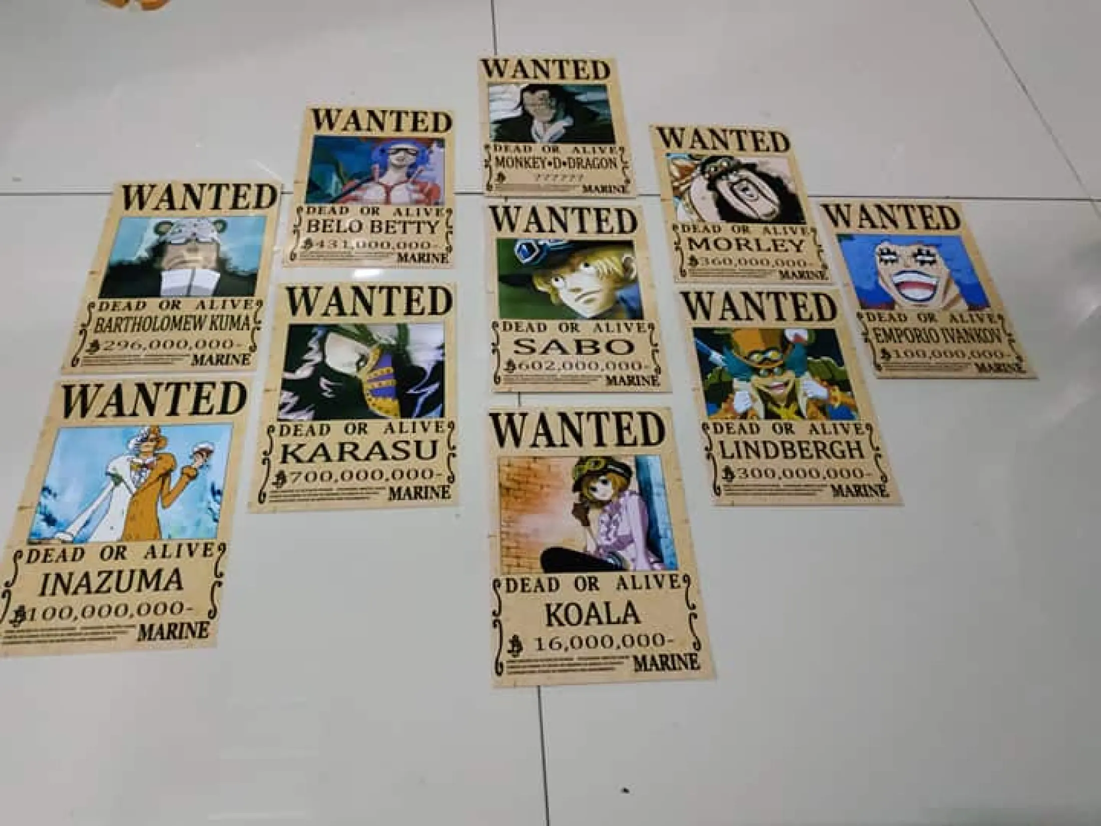 Revolutionary Army Wanted Poster One Piece Lazada Ph