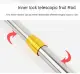 Fruit Picker Stainless Steel Adjustable Pole Artifact Telescopic Pole Fruit Picker High Altitude Fruit Picking Pole. 