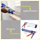 BUILDMATE Wadfow 9"Inch Caulking Gun with Rotary Function Strong / One Push Plate Adhesive Cartridges Caulk Gun - WHT. 