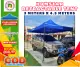 ⭐.HOMSTAR ⭐ RETRACTABLE TENT 3m x 4.5m with Sidewall Gazebo/ Memorial/ Garage/ Party/ ALL PURPOSE Tent - GAZEBO & FRAME. 