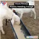 Viddavet Feeding tray for goat goat feeder 100x31x40cm goat feeds pellet goat feeds goat feeding tray rumsol goat feeds. 