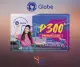 GLOBE 300 - LOAD CARD. 