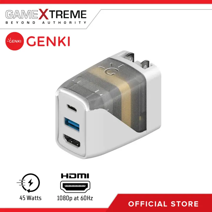Genki Covert Dock 2 45W Portable Charger & Dock for Switch/ Steam Deck