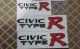 Civic Type R Sticker Set. 