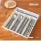 Cutlery Organizer Tray Spoon And Fork Organizer Rack Kitchen Cabinet Drawer Utensils Organizer Knife Fork Chopsticks Spoon Separation Tray Expandable Tableware Organizer. 