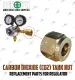 Carbon Dioxide C02 tank nut and tail piece (Regulator Replacement Parts and Accessories). 