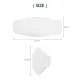 Mask-K MK KF94 Face Mask FDA Certified Disinfection 3D Mask Made in Korea X10. 