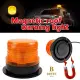 LED Strobe Light Emergency Warning Flash Beacon Light with Magnetic Base for Truck Vehicle 12-24V. 