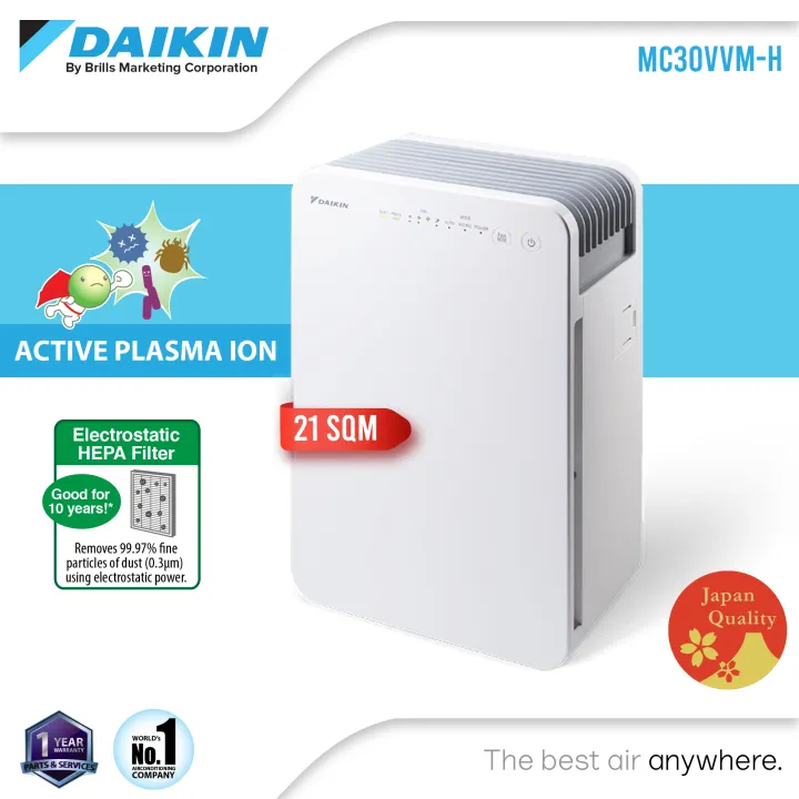 Daikin Mc30vvm H Air Purifier I Electrostatic Hepa Filter I Deodorising Filter I 21sqm Lazada Ph<script async src=