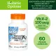 Natural Vitamin K2 MK-7 with MenaQ7, 100 mcg, For Healthy Bones and Soft Tissue , 60 Veggie Caps. 