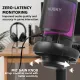Kusky Me6D RGB USB Mic Condenser Gaming microphone for videoke live streaming vlogging Noise Reduction MuteGain. 