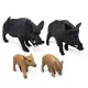 ♞In Stock Wholesale♞New Simulation Wild Boar Animal Model Set Solid Static Boar Wild Boar Pups Ornaments Scene Decoration Model Montessori Teaching Aids. 