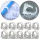 5PCS & 10PCS PPR-14 Supreme PPR Pipeclip PVC Clamp 1/2 & 3/4 Plastic PPR Single U Clamp Holder for Water PipeTube with Diameter of 20mm & 25mm. 