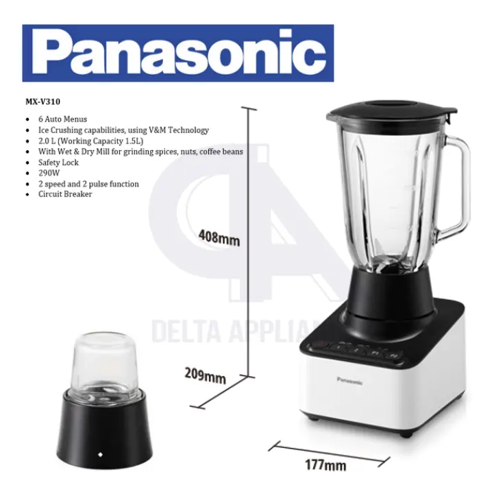 Panasonic Mx V310 Blender 1 5l Lazada Ph