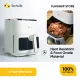 Techlife 4.5L See-Through Air Fryer | 1300W Fast Cooking | Digital Control Panel | Heat Resistant | 24-Hour Timer. 